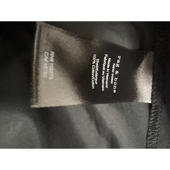 Rag & Bone Women's Black Ines Cotton Poplin Sleeveless Maxi Dress Size 8 NWOT - Picture 14 of 15